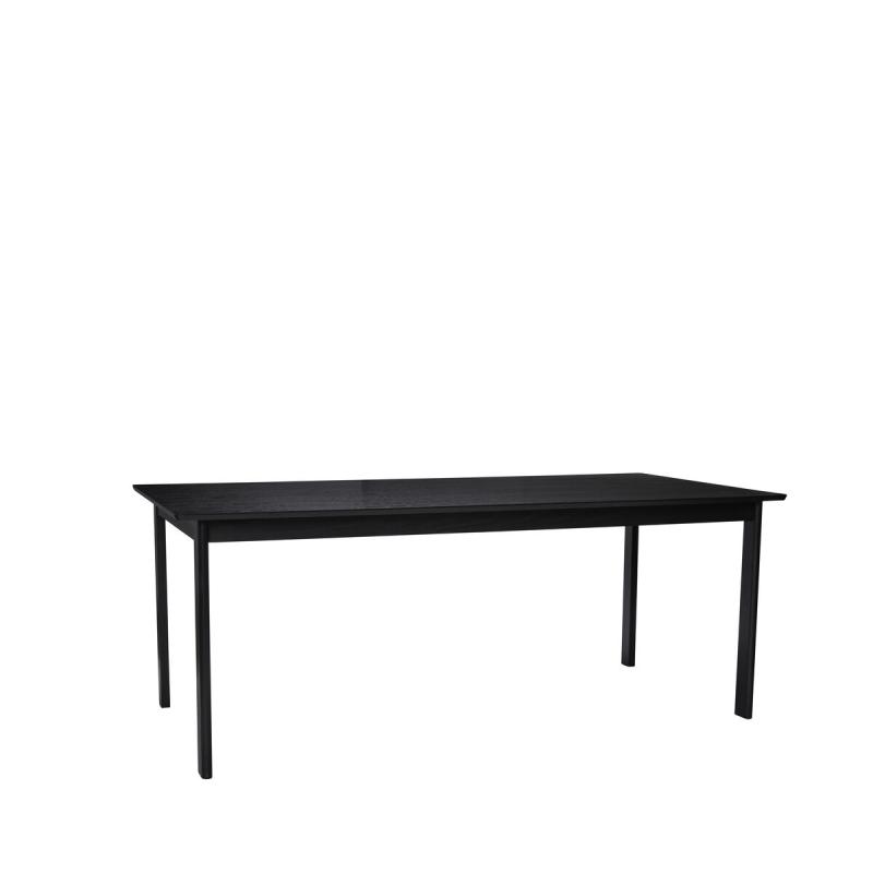Elegant Sort Firkantet Spisebord – Stilfuldt Design