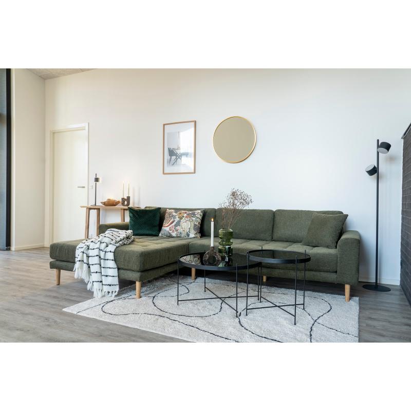 Lido Lounge Sofa i Olivengrøn – Venstrevendt Design