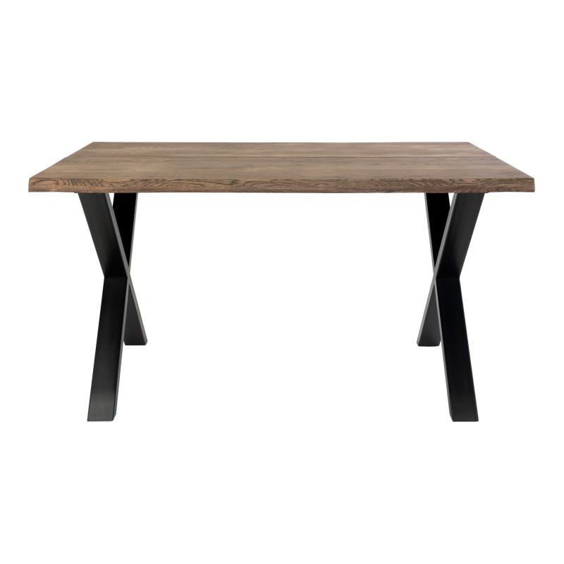 Toulon Spisebord i Røget Olieret Eg med Bølget Kant 140 cm