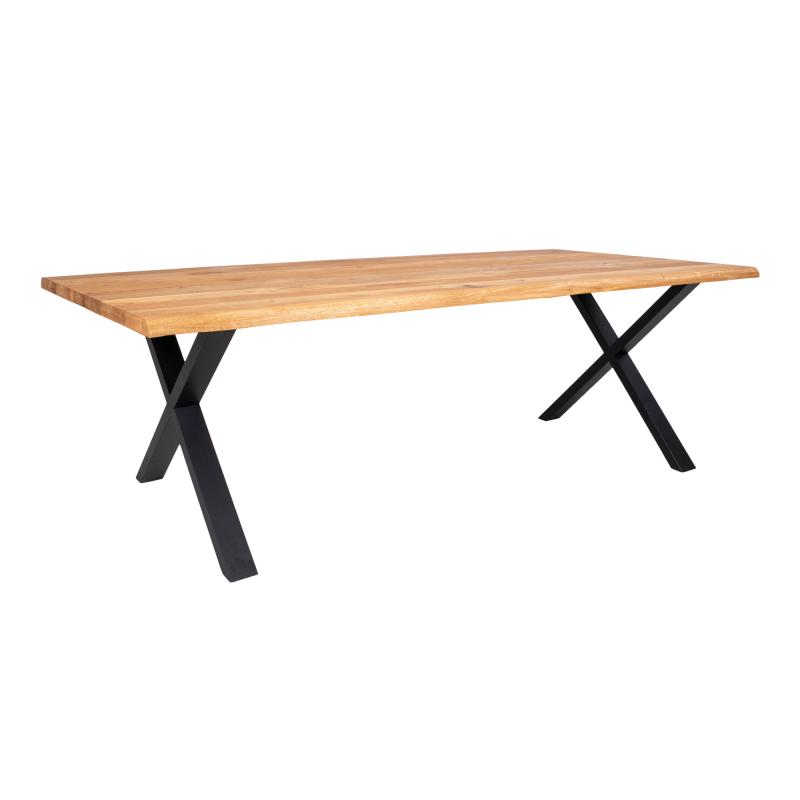 Toulon Spisebord med Bølget Kant 240 cm - Fantastisk Tilbud!