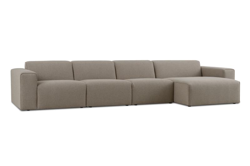Manhattan 3-Personers Sofa med Chaiselong – Elegant Komfort