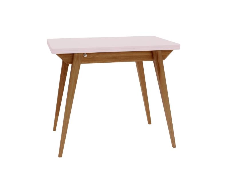 Elegant Udtrækkeligt Spisebord i Pulver Pink - Stilfuldt Design