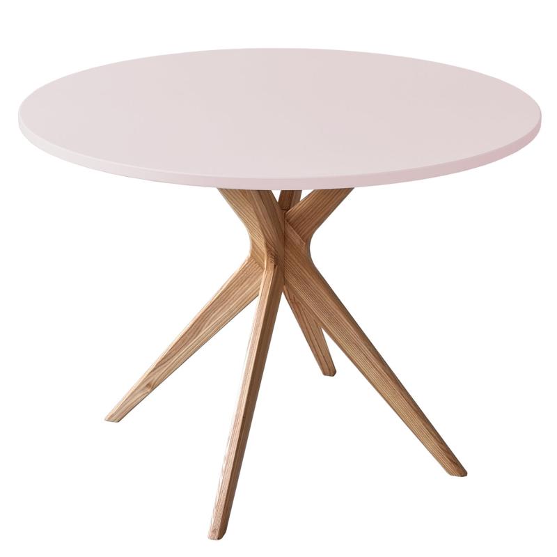 Jubi Bold Rundt Spisebord 100cm i Lyserød - Elegant Design