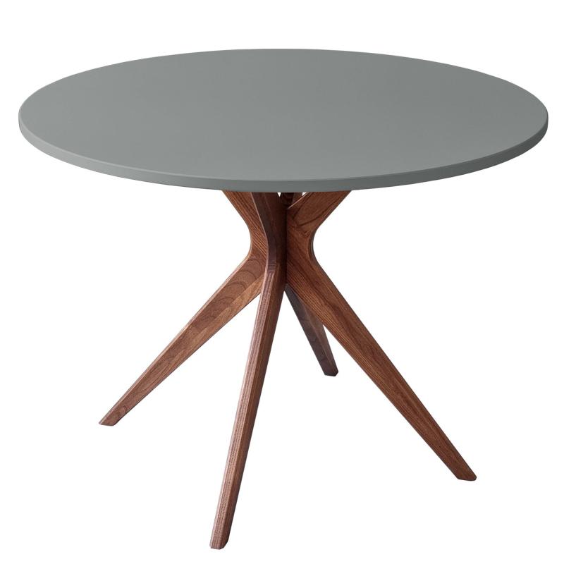 Jubi Bold Rundt Spisebord 100 cm - Grå Betonlook