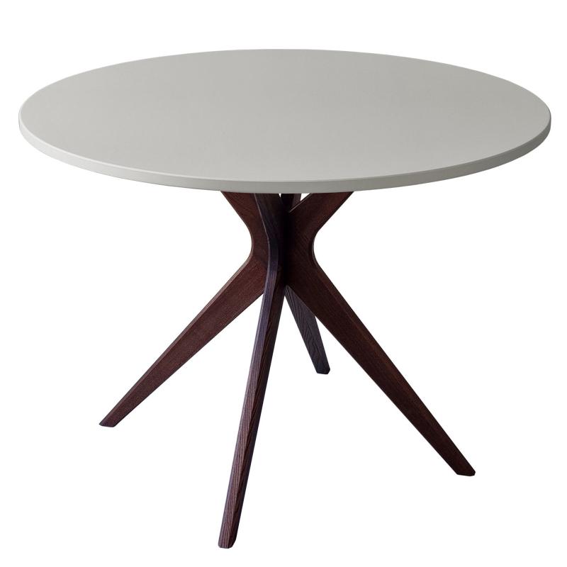 Jubi Bold Rund 100cm Walnut Pearl Grey Ragaba Spisebord