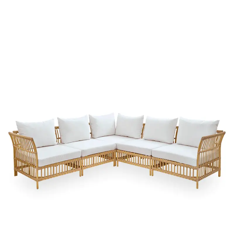 Elegant Maggie Udesofa Kombi 1 Natural med Hynder