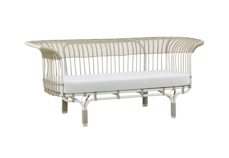 Sika Design Belladona Udendørs Sofa - Elegant Hvid Med Hynde