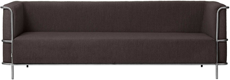 Brun 3-Personers Boucl Sofa – Stilfuld Elegance til Dit Rum