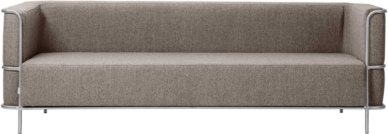 Grå Modernist, 3 Personers , , H70x77x220 , Uld Kristina Dam Sofa - 5710688978984