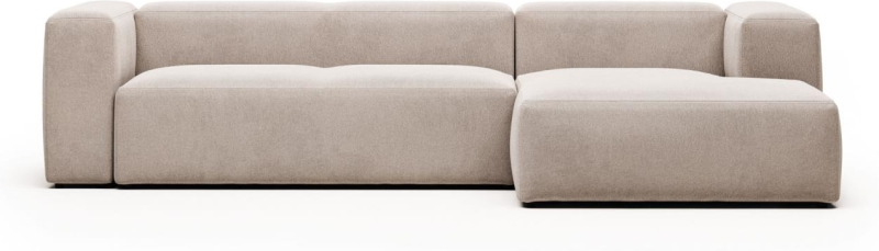 Beige Højrevendt Chaiselong Sofa - Stil og Komfort til Dit Hjem