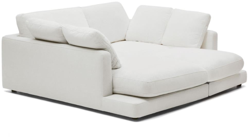 Stilfuld Hvid 3-personers Sofa – Elegance og Komfort