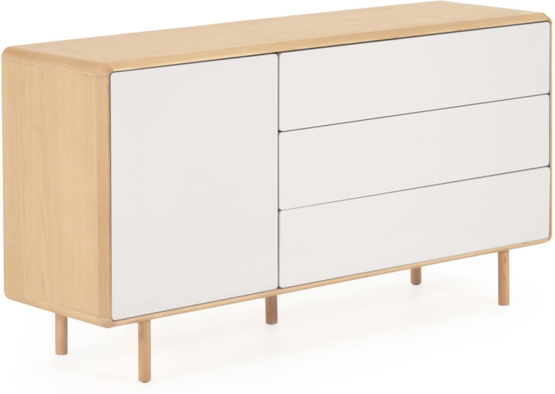 Kave Home Anielle Skænk i Naturgrå - Elegance til Dit Hjem