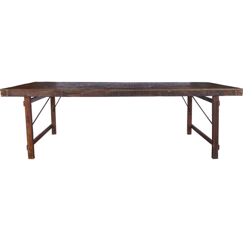 Stort Kuta Patina Spisebord i Genbrugstræ - Fantastisk Design
