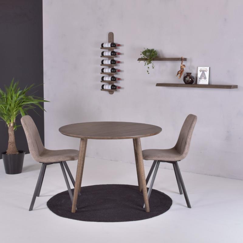 Bamble Massiv Røget Ege Spisebord - Nordisk Elegance