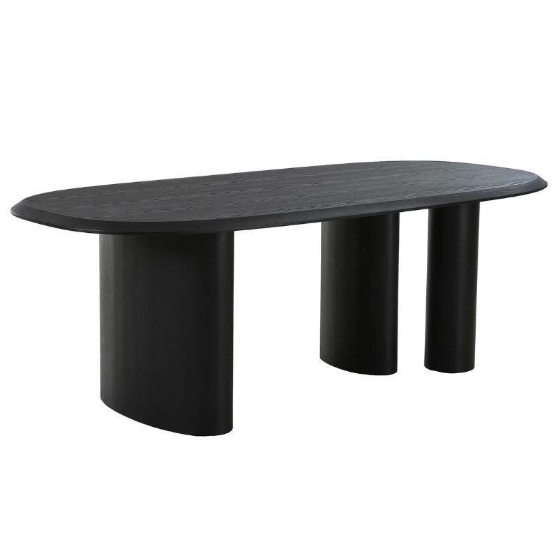 Tirano Spisebord i Sortmalet Askefiner – Elegant Design