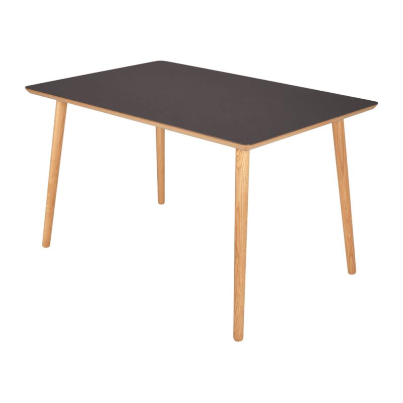 Elegant sort linoleum spisebord fra Boden ByTika