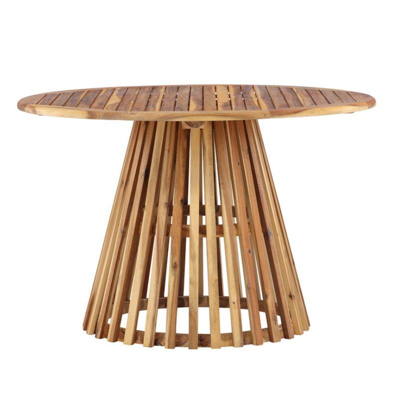 Lumpur Akacietræ Havebord Ø120 cm – Ideelt til Sommerfester