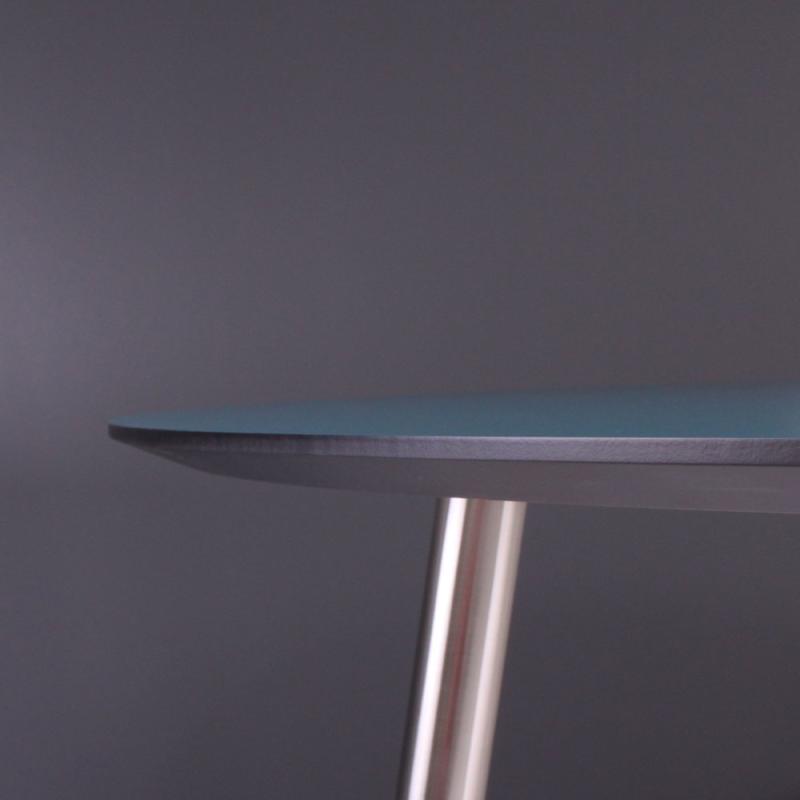 Elegant Rundt Laminat Spisebord fra ByTika - Perfekt til Hjemmet