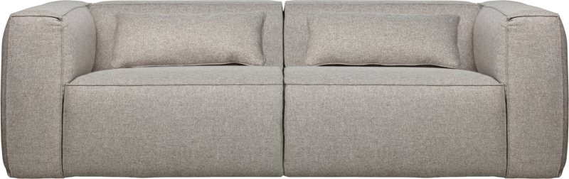 Lysegrå 3,5-personers sofa med stofpuder - WOOOD Exclusive