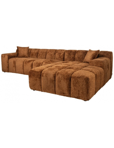 Kanelfarvet Højrevendt Chaiselong Sofa – Stilfuld Komfort