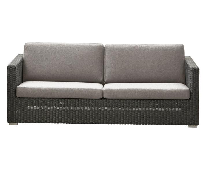 Cane-line Chester 3-personers Sofa med Taupe Hynder – Tilbud!