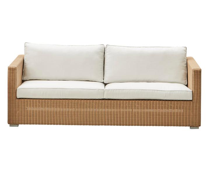Cane-line Chester 3-personers Loungesofa med Hvide Hynder
