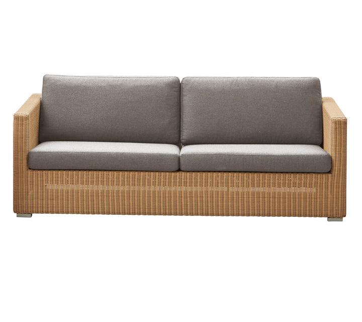Cane-line Chester 3-personers loungesofa med taupe hynder