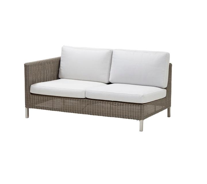 Cane-line Connect 2-pers. højre modul i hvid – fleksibel sofa