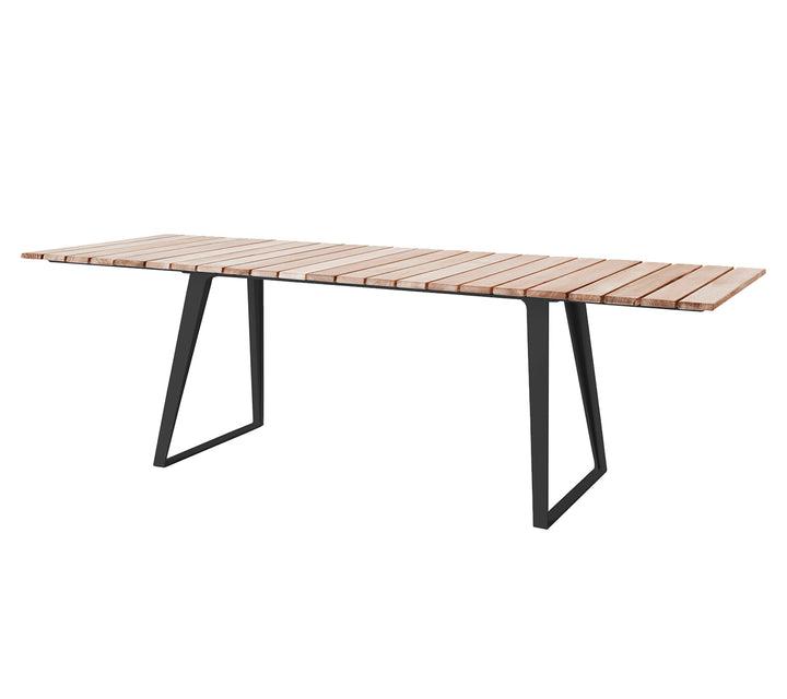 Cane-line Copenhagen Teak Spisebord med 2 Tillægsplader