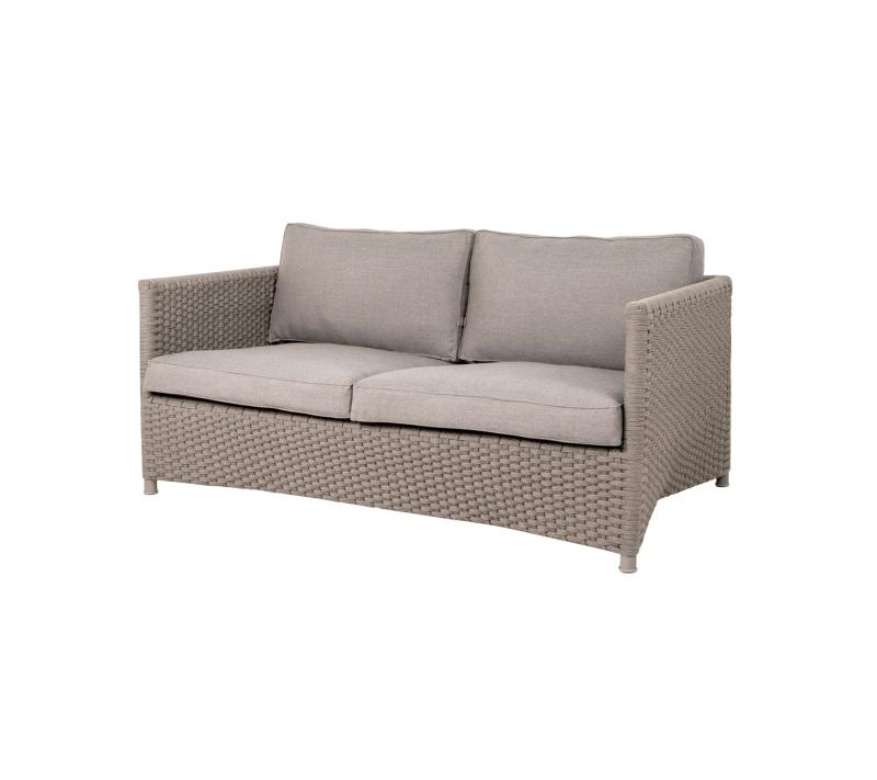 Cane-line Diamond 2-personers sofa i taupe - moderne design