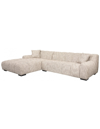 Elegant Venstrevendt Chaiselong Sofa i Meleret Natur
