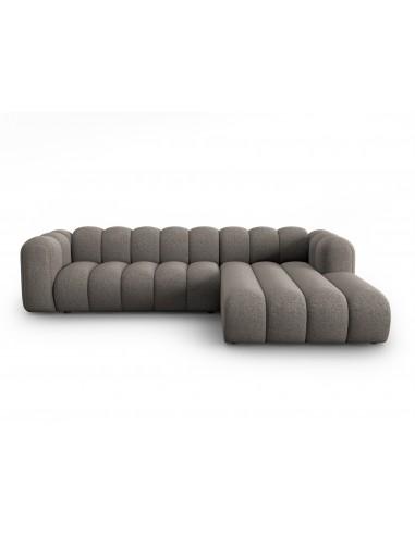 Lupine Højrevendt Chaiselong Sofa i Sortgrå Chenille - Stil og Komfort