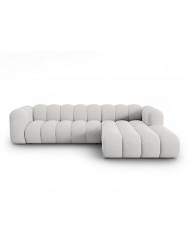 Lupine Højrevendt Chaiselong Sofa i Lysegrå Chenille