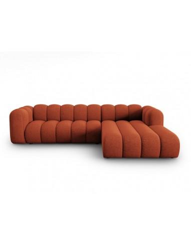 Lupine Højrevendt Chaiselong Sofa i Sort Terracotta Chenille