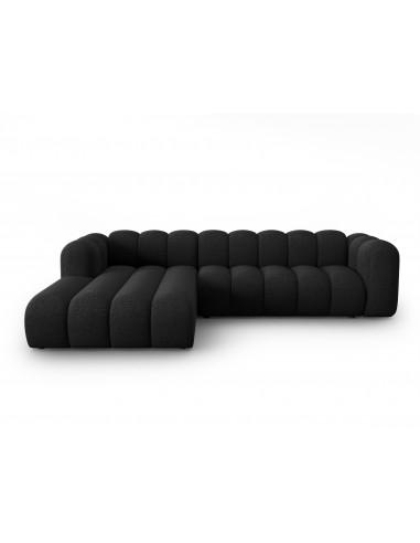 Lupine Venstrevendt Chaiselong Sofa i Sort Chenille - Stilfuld Komfort