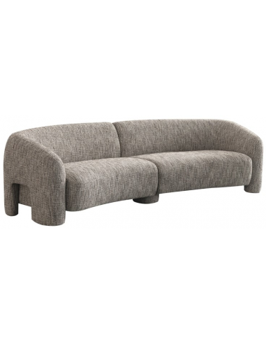Milania Buet Sofa til 3 Personer i Meleret Naturbomuld
