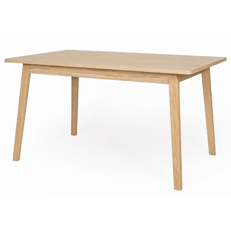 Elegant spisebord i sortmalet egefiner til 4-6 personer