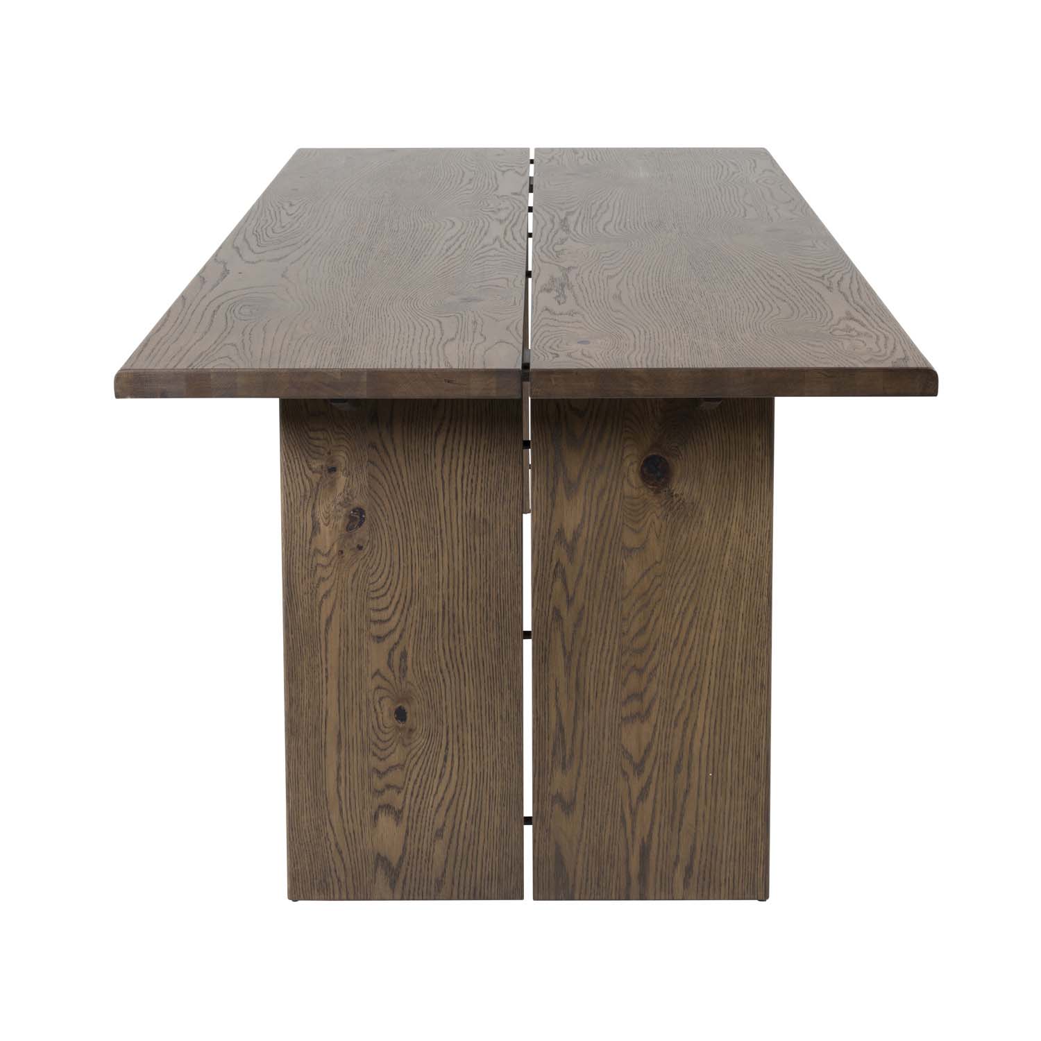 Slider Tillægsplader Smoked Egetræsfiner Smoked Egetræ 170x95 Venture Design Spisebord - 7350107088771