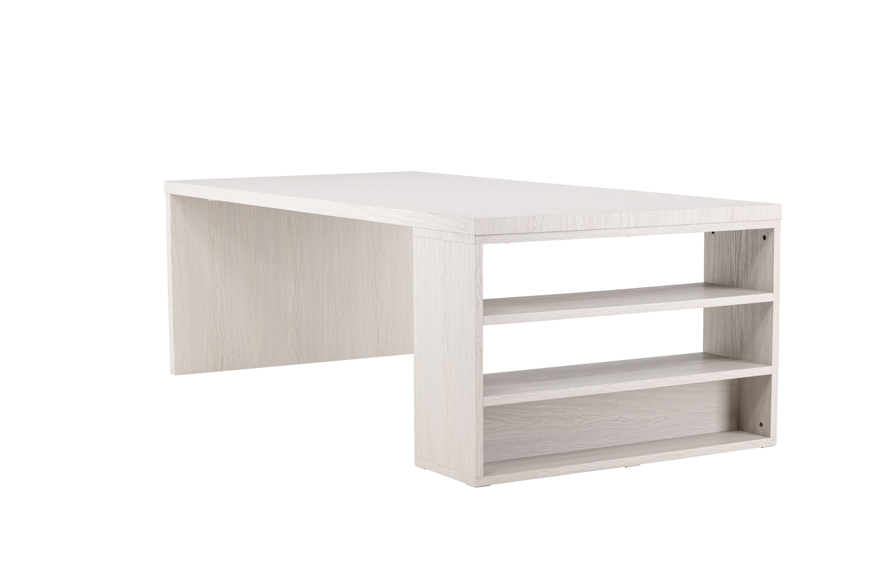 Hvid Mika Hylder Vasket Mdf 110x230 Venture Design Spisebord - 7340220823151