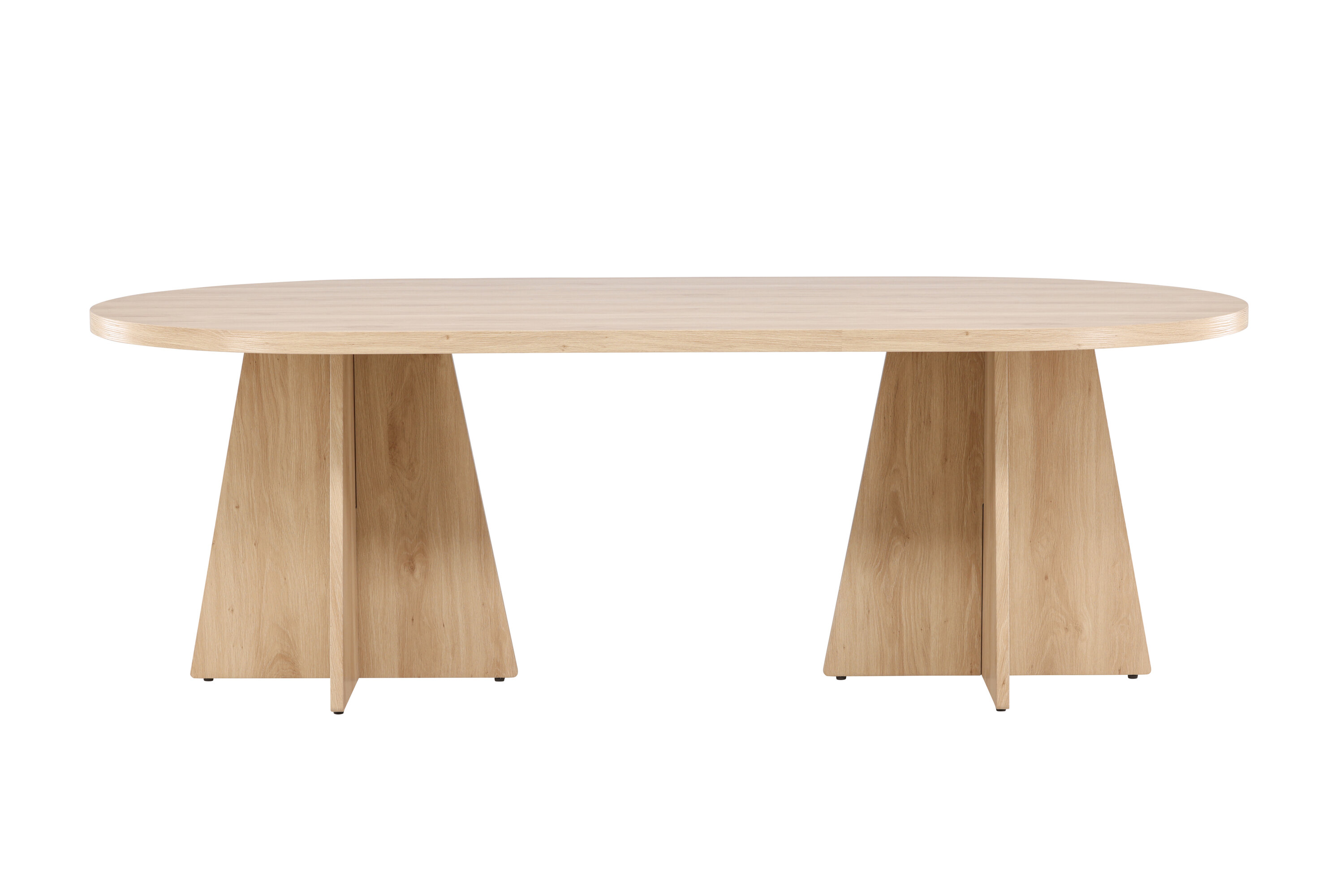Hvid Bootcut Rektangulær Vasket Papir Mdf 115x230 Venture Design Spisebord - 7340220823694