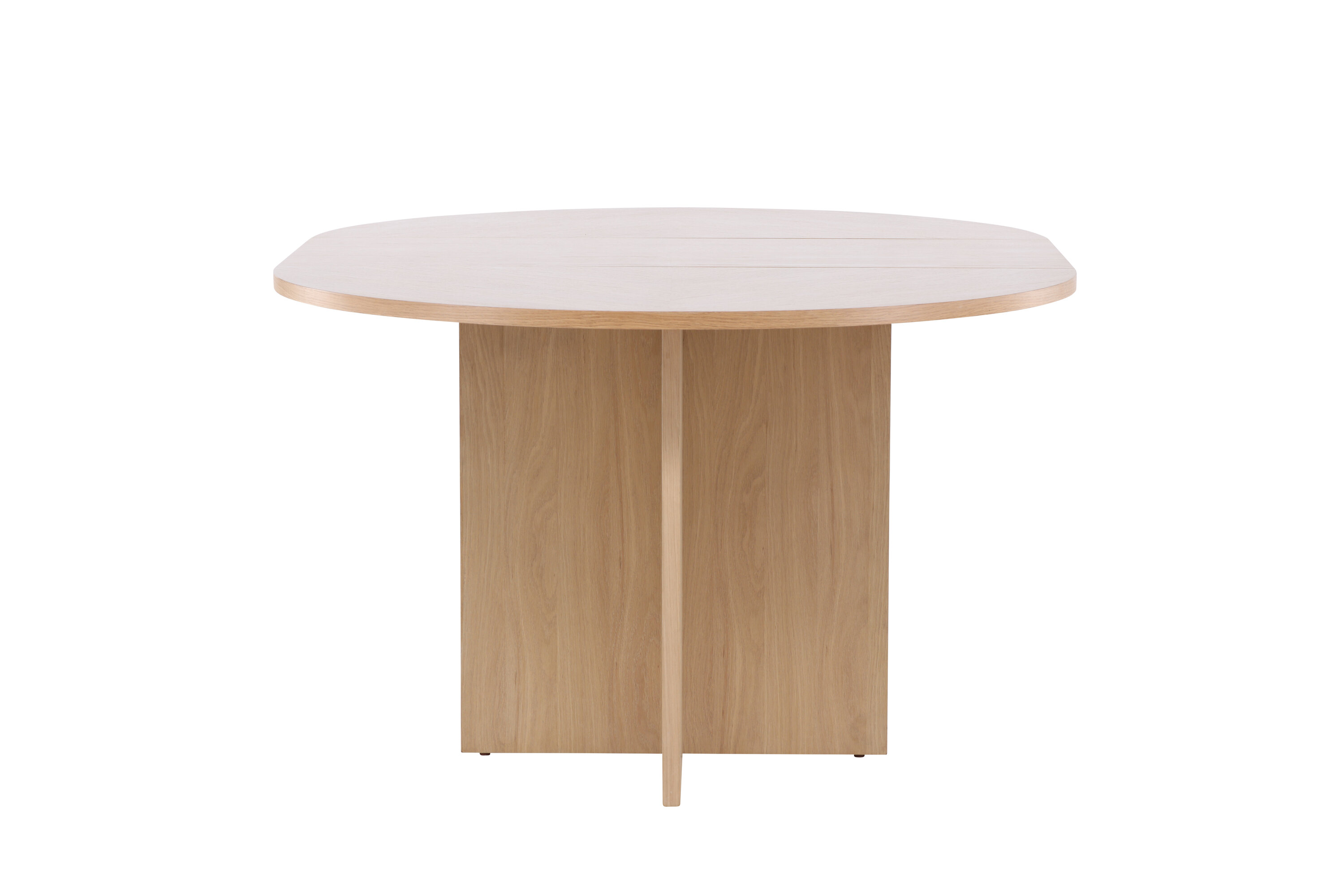 Hvid Strada Tillægsplade Vasket Egefinr 120 170x120x74 Venture Design Spisebord - 7340220833471