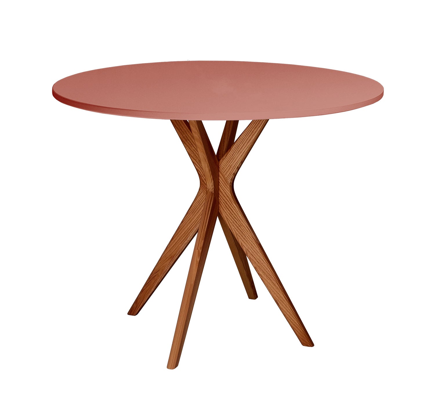 Pink Jubi Rundt Diam 90cm Oak Antique Ragaba Spisebord