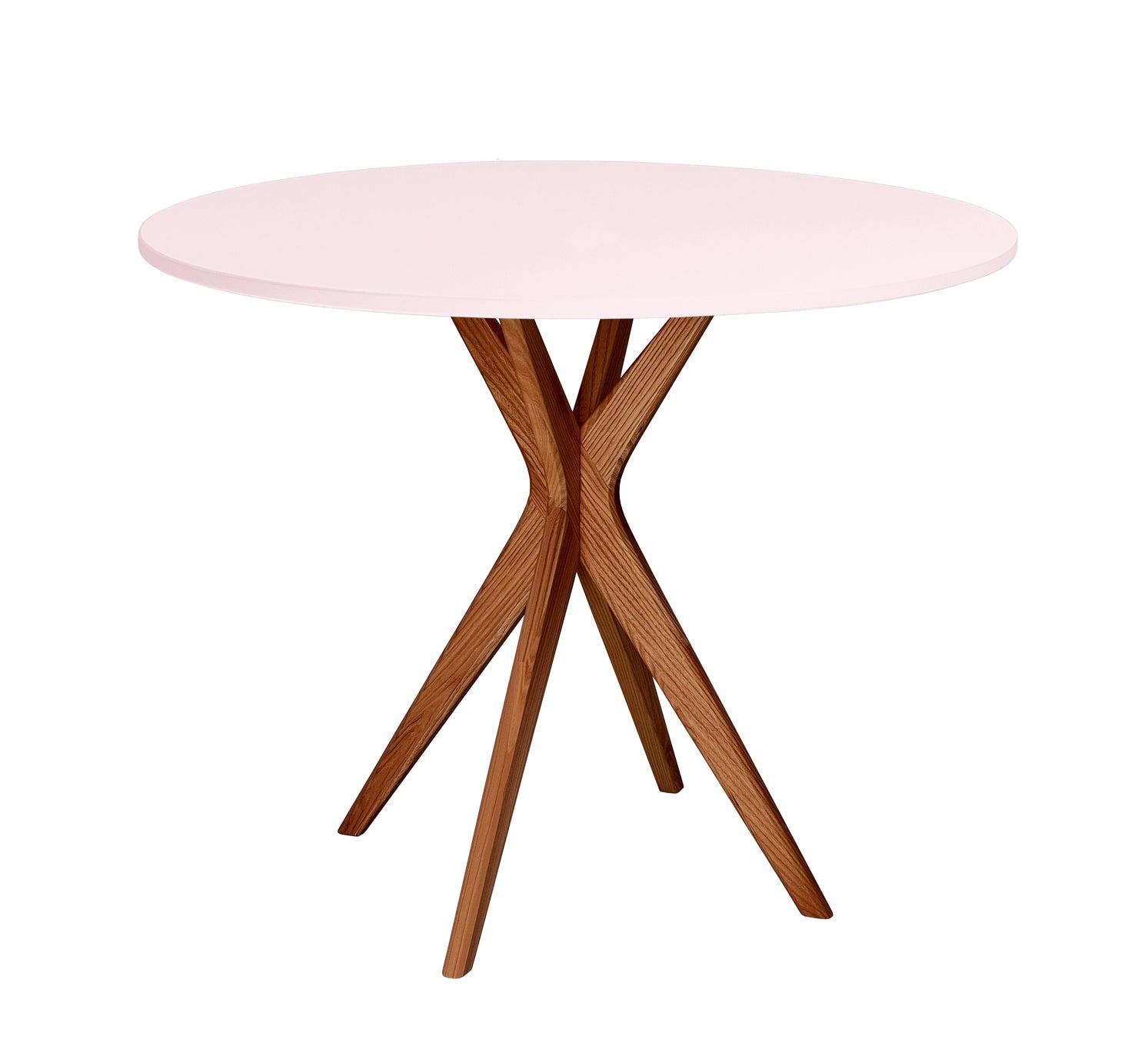 Pink Jubi Rundt Diam 90cm Oak Powder Ragaba Spisebord