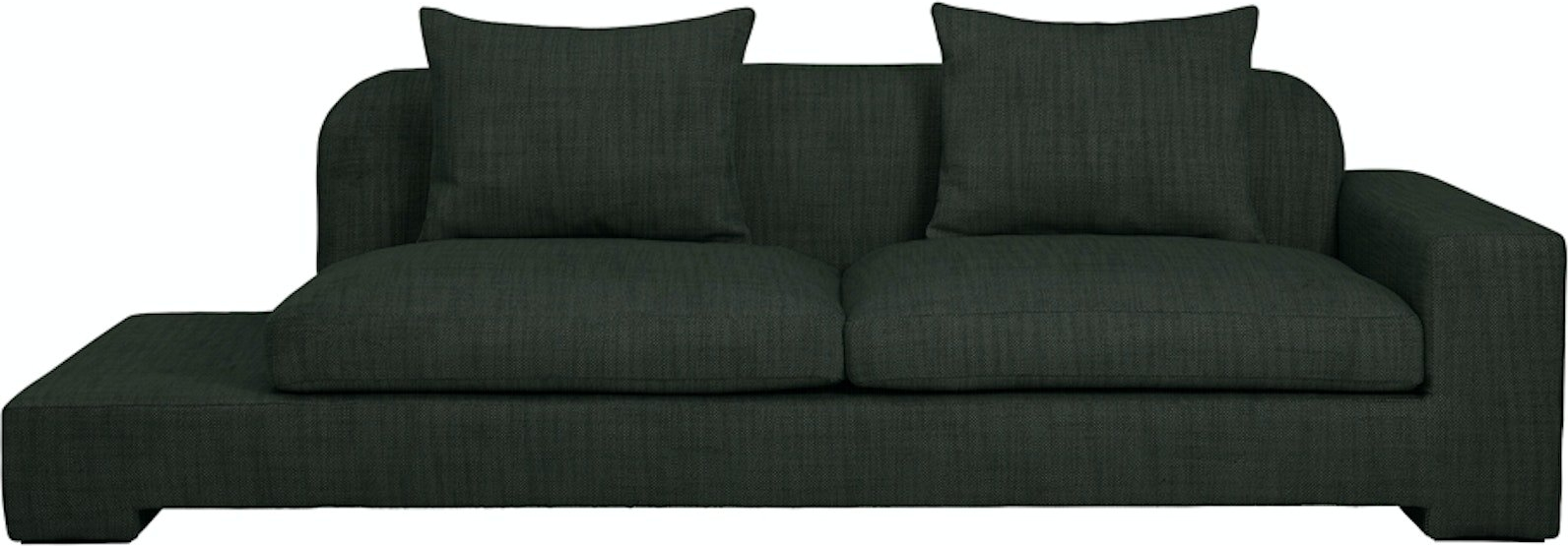 Grøn Bay H70x97x250 Stof Sofa - 5710688207404