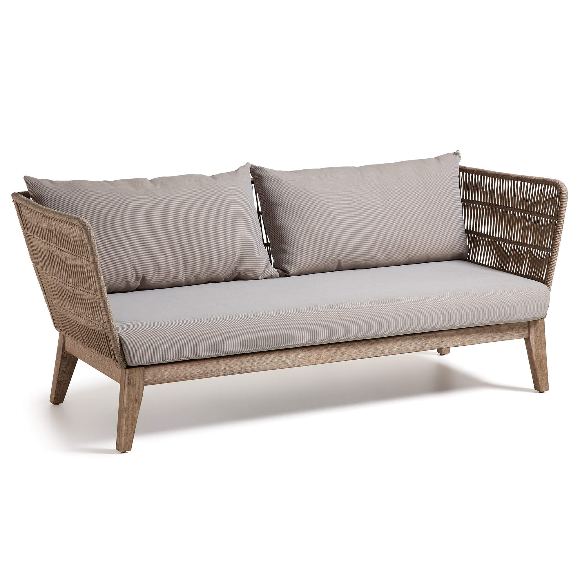 Beige Bellano Pers Natur Polyester Eukalyptustræ Stof Laforma Sofa - 8433840360027