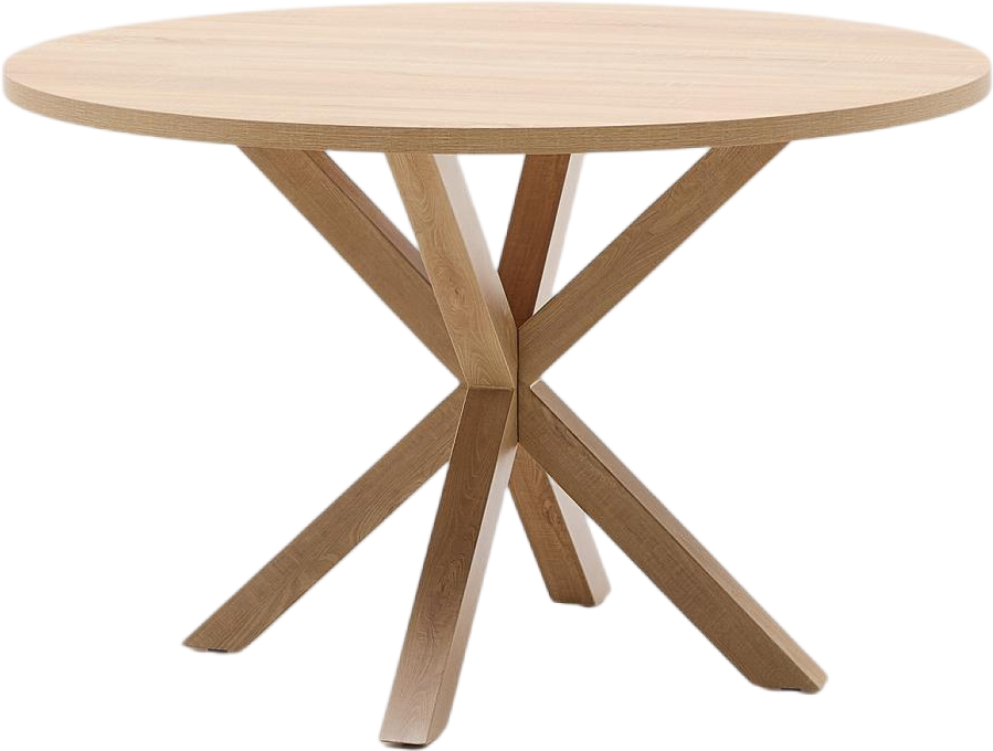 Natur Argo Rundt H74 5x120 Kave Home Spisebord - 8433840674490