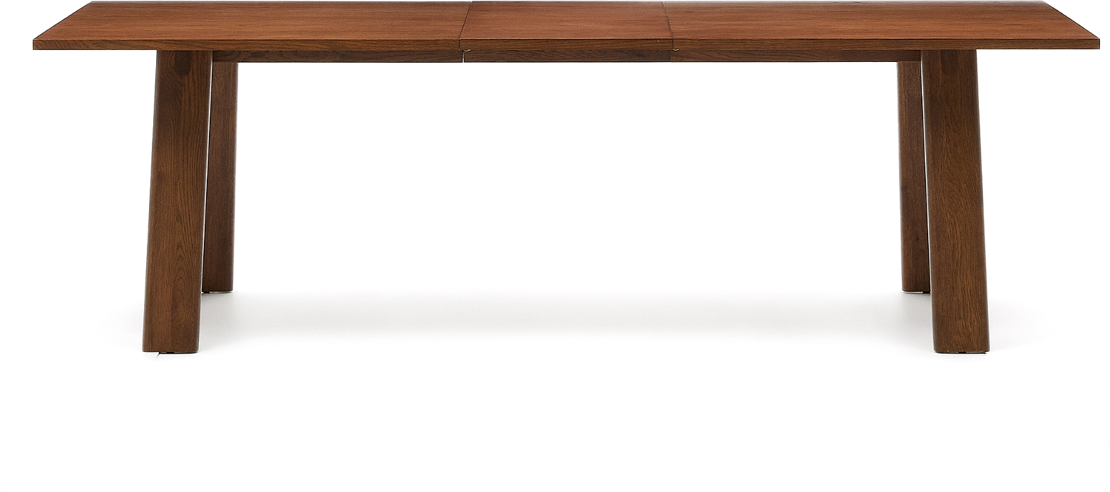 Mørk Natur Arlen Med Udtræk H75x200x95 Egetræ Kave Home Spisebord - 8433840900322