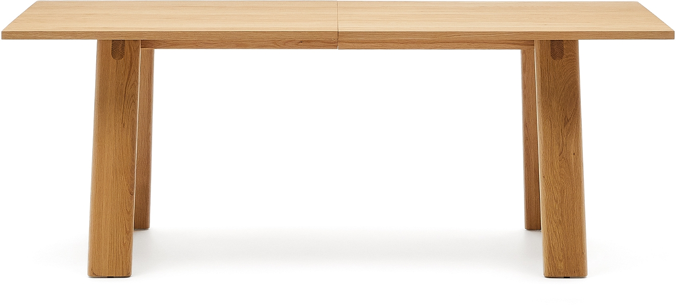 Natur Arlen Med Udtræk H75x200x95 Egetræ Kave Home Spisebord - 8433840900315