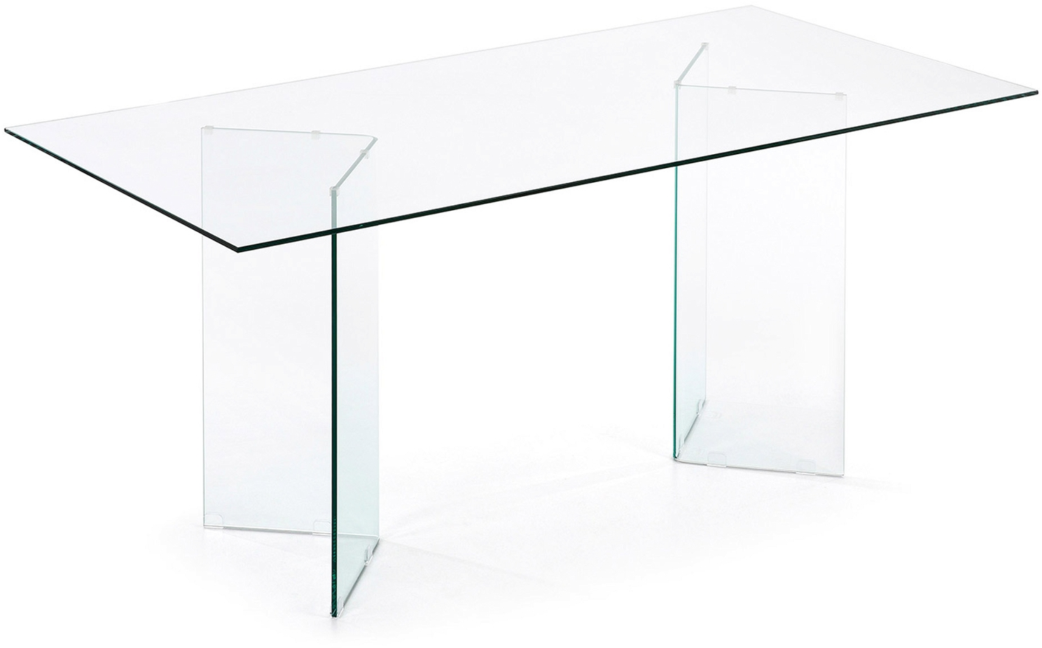 Klar Burano H78x180x90 Glas Kave Home Spisebord - 8433840276649
