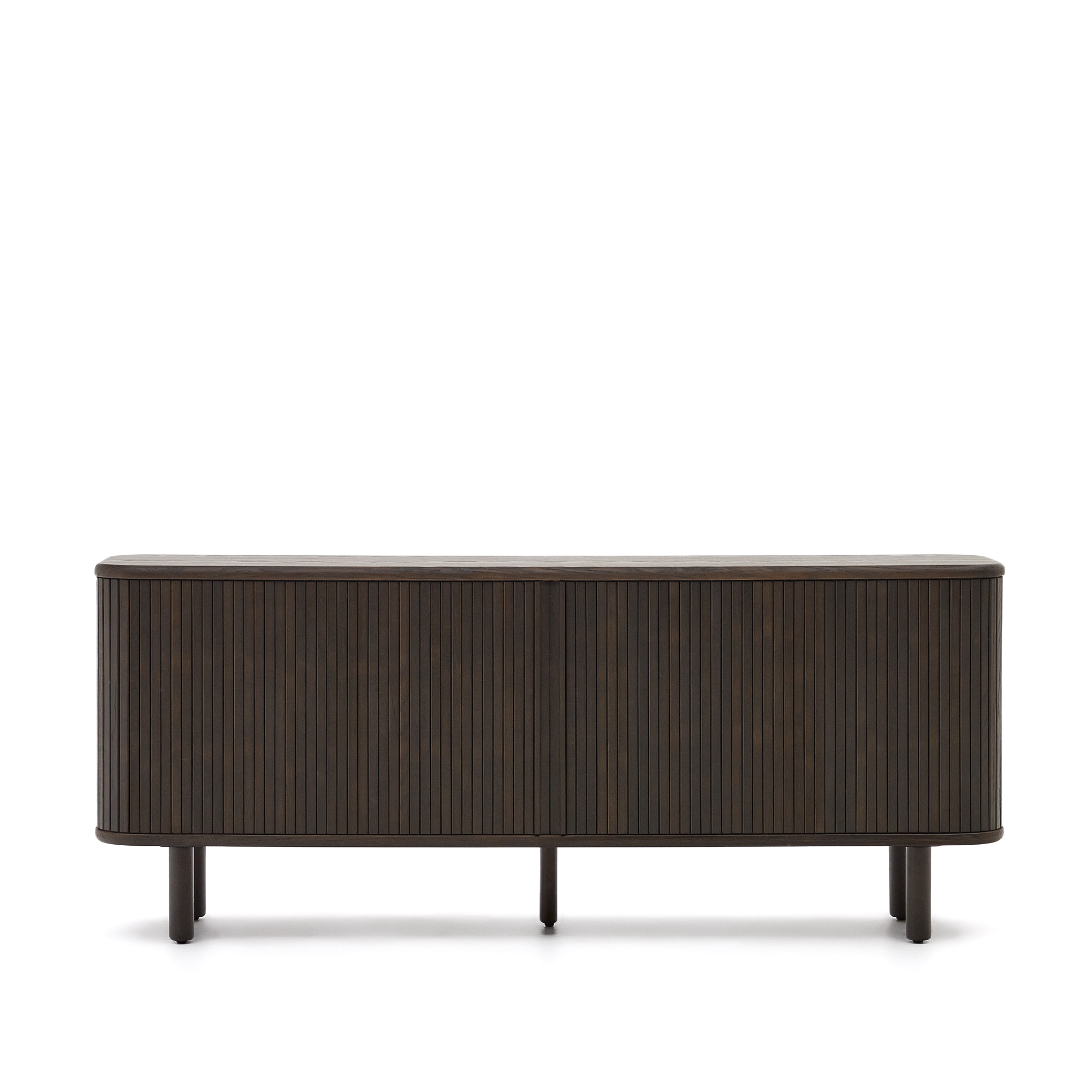 Sort Mailen Låger Hylder Mørk Askefinr 180x40 Laforma Skænk - 8433840896687